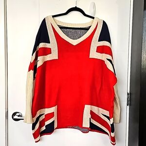 Oversized Union Jack Sweater